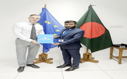 ইইউ চার্জ দ্য অ্যাফেয়ার্স-এর সঙ্গে আইইবিএ সভাপতির সৌজন্য সাক্ষাৎ 