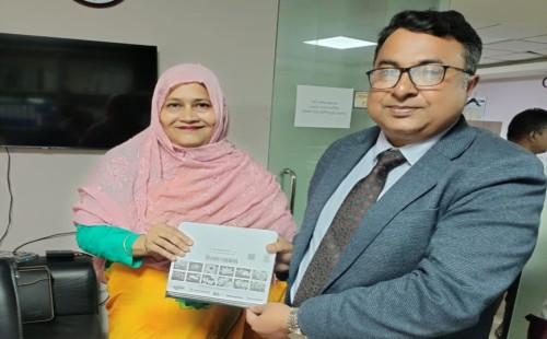 বিশিষ্ট কৃষি উদ্যোক্তা ও সমাজসেবক মোছা. নুরুন্নাহার বেগম এআইপি-এর সঙ্গে দৈনিক বাংলাদেশ সমাচার সম্পাদকের সৌজন্য সাক্ষাৎ 